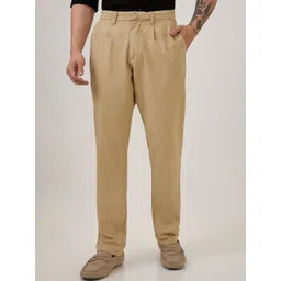 SPYKAR Men Mid-Rise Pleated Trousers-picture-33