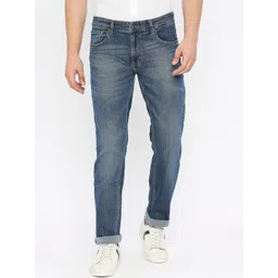 SPYKAR Men Mid-Rise Relaxed Fit Heavy Fade Clean Look Stretchable Jeans-picture-31