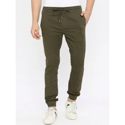 SPYKAR Men Mid Rise Slim Fit Joggers-picture-20