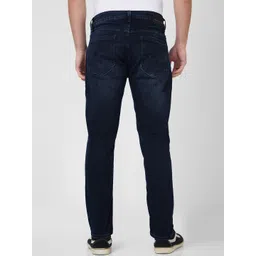 SPYKAR Men Narrow Slim Fit Low Rise Light Fade Clean Look Cotton Jeans image 4