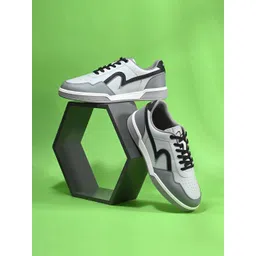 SPYKAR Men PU Colourblocked Sneakers-picture-23