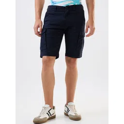 SPYKAR Men Regular Fit Cargo Shorts-picture-34