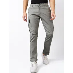 SPYKAR Men Regular Fit Mid-Rise Cotton Cargos Trouser-picture-29