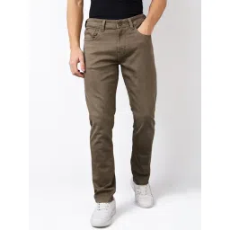 Spykar Men Regular Fit Mid Rise Cotton Casual Jeans-picture-22