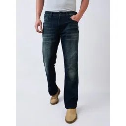 Spykar Men Regular Fit Mid Rise Cotton Casual Jeans-picture-36