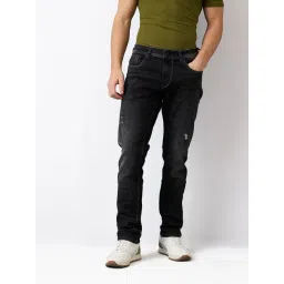 Spykar Men Regular Fit Mid Rise Cotton Casual Jeans-picture-43