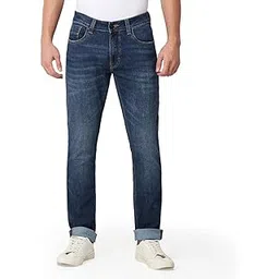 spykar Men Regular Fit Mid Rise Cotton Jeans-picture-12