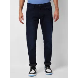 spykar Men Regular Mid Rise Dark Blue Jeans-picture-12