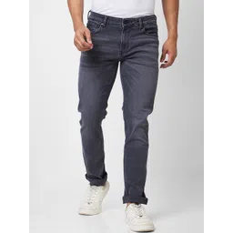 SPYKAR Men Relaxed Fit Heavy Fade Clean Look Jeans-picture-41
