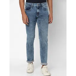 SPYKAR Men Relaxed Fit Low-Rise Heavy Fade Stretchable Jeans-picture-16