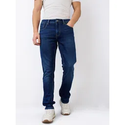SPYKAR Men Relaxed Fit Mid Rise Light Fade Jeans-picture-17
