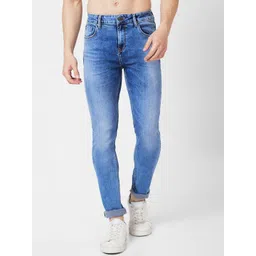 SPYKAR Men Skinny Fit Low-Rise Heavy Fade Cotton Jeans-picture-32