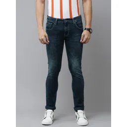 SPYKAR Men Skinny Fit Low-Rise Light Fade Stretchable Jeans-picture-25