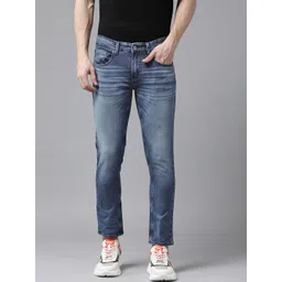 SPYKAR Men Skinny Fit Low-Rise Light Fade Stretchable Jeans-picture-15