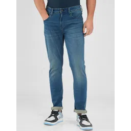 SPYKAR Men Skinny Fit Low-Rise Light Fade Stretchable Jeans-picture-34