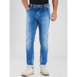 SPYKAR Men Skinny Fit Low-Rise Light Fade Stretchable Jeans-picture-36