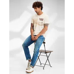 SPYKAR Men Skinny Fit Low-Rise Light Fade Stretchable Jeans image 4