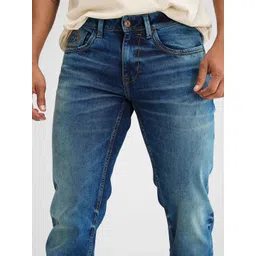 SPYKAR Men Skinny Fit Low-Rise Light Fade Stretchable Jeans image 5