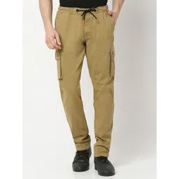 SPYKAR Men Slim-Fit Cargo-Style Trousers-picture-21