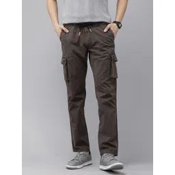 SPYKAR Men Slim Fit Cargos Trousers-picture-21