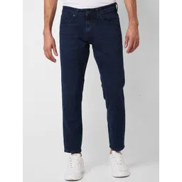 SPYKAR Men Slim Fit Clean Look Whiskers & Chevrons Stretchable Jeans-image-48