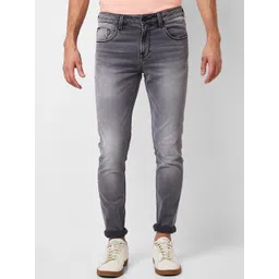 SPYKAR Men Slim Fit Low-Rise Clean Look Heavy Fade Whiskers Stretchable Jeans-picture-19