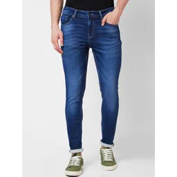 SPYKAR Men Slim Fit Low-Rise Heavy Fade Clean Look Whiskers Cotton Jeans-picture-18