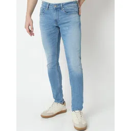 SPYKAR Men Slim Fit Low-Rise Heavy Fade Jeans-picture-21