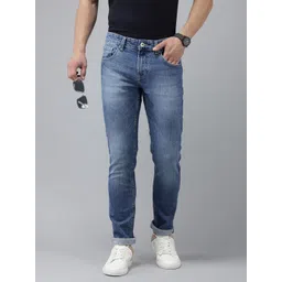 SPYKAR Men Slim Fit Low-Rise Heavy Fade Stretchable Jeans-picture-29