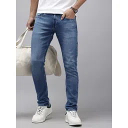 SPYKAR Men Slim Fit Low-Rise Heavy Fade Stretchable Jeans-picture-30