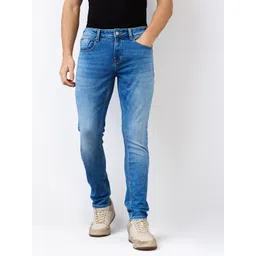 SPYKAR Men Slim Fit Low-Rise Light Fade Cotton Jeans-picture-38