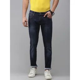 SPYKAR Men Slim Fit Low-Rise Light Fade Stretchable Jeans-picture-37