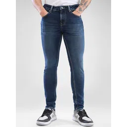 SPYKAR Men Slim Fit Low-Rise Light Fade Stretchable Jeans-picture-42