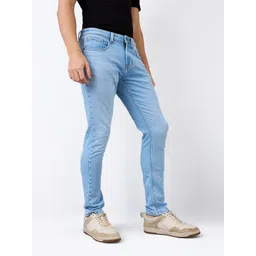 SPYKAR Men Slim Fit Low-Rise Low Distress Jeans image 3