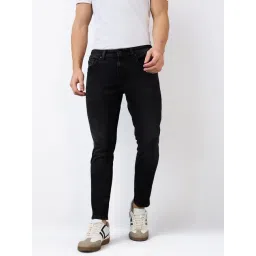 Spykar Men Slim Fit Mid Rise Cotton Casual Jeans-picture-47