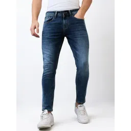 Spykar Men Slim Fit Mid Rise Cotton Casual Jeans-picture-31