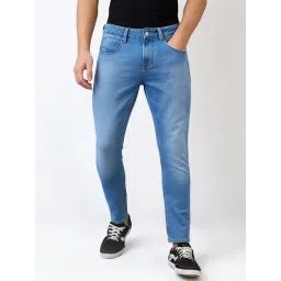 Spykar Men Slim Fit Mid Rise Cotton Casual Jeans-picture-16