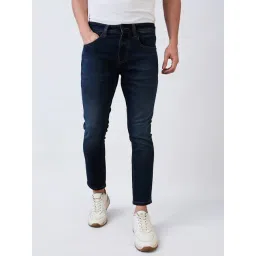 Spykar Men Slim Fit Mid Rise Cotton Casual Jeans-picture-24