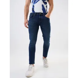 Spykar Men Slim Fit Mid Rise Cotton Stretch Casual Jeans-picture-14