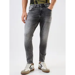 SPYKAR Men Slim Fit Mid-Rise Heavy Fade Jeans-picture-12