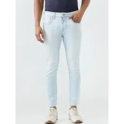 SPYKAR Men Slim Fit Mid-Rise Light Fade Stretchable Jeans-picture-31