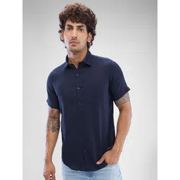 SPYKAR Men Slim Fit Opaque Casual Shirt-picture-20