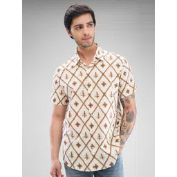 SPYKAR Men Slim Fit Opaque Printed Casual Shirt-picture-39