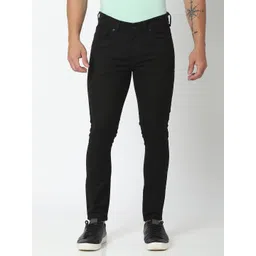 spykar Men Slim Mid Rise Black Jeans-picture-14