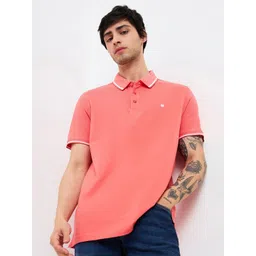 SPYKAR Men Solid Polo Collar Cotton Slim Fit T-shirt-picture-28