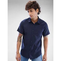 SPYKAR Men Solid Slim Fit Opaque Casual Shirt-picture-33
