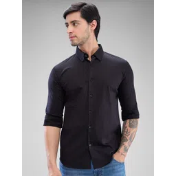 SPYKAR Men Solid Slim Fit Opaque Casual Shirt-picture-31