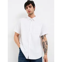 SPYKAR Men Spread Collar Solid Casual Shirt-picture-28