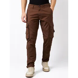 SPYKAR Men Straight Fit Cargos Trousers-picture-31