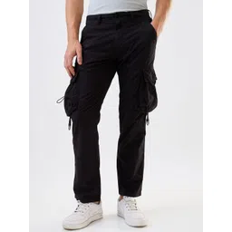 SPYKAR Men Straight Fit Cargos Trousers-picture-29